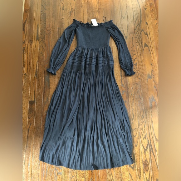 Ramy Brook Women's S Anita Off the Shoulder Dress in Dark Navy -BRAND NEW w/TAGS - Picture 11 of 11